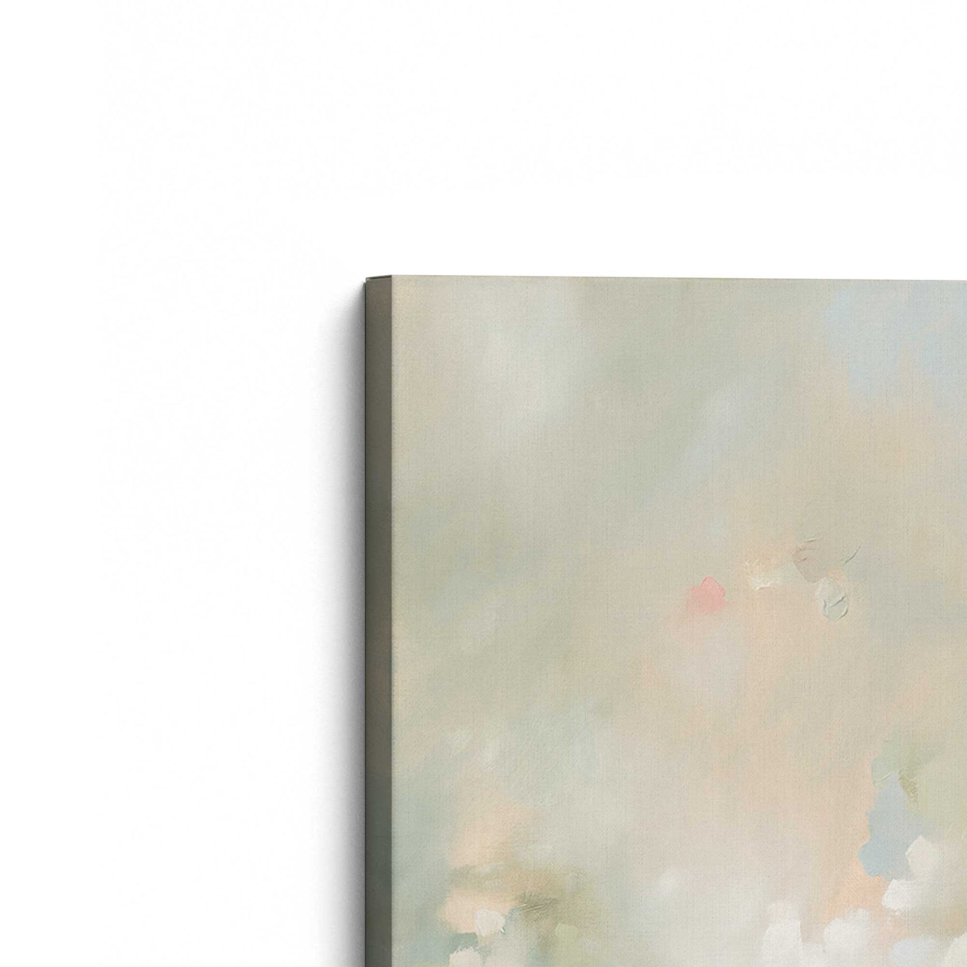 [Color:Stretched Canvas], Picture of the corner of the art