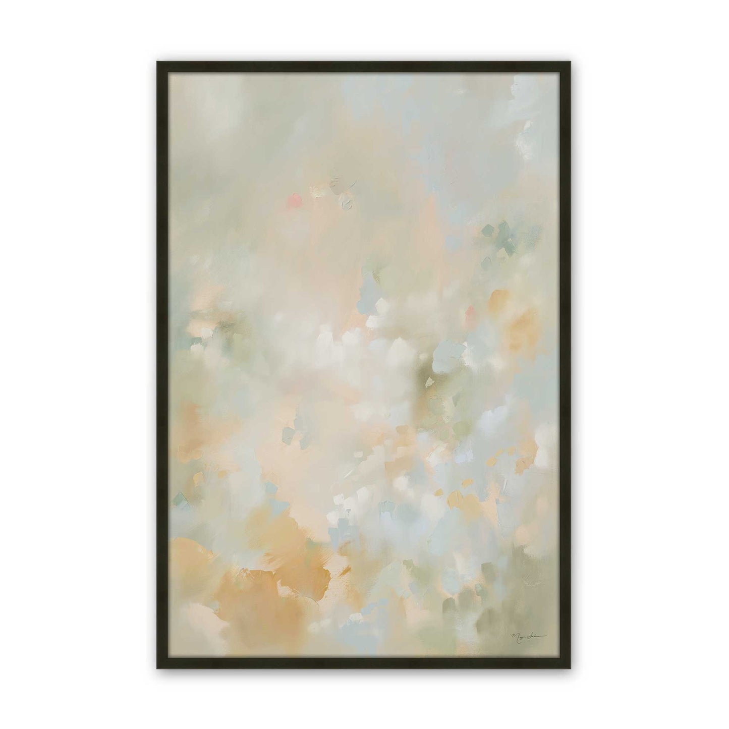 [Color:Satin Black], Picture of art in a Satin Black frame