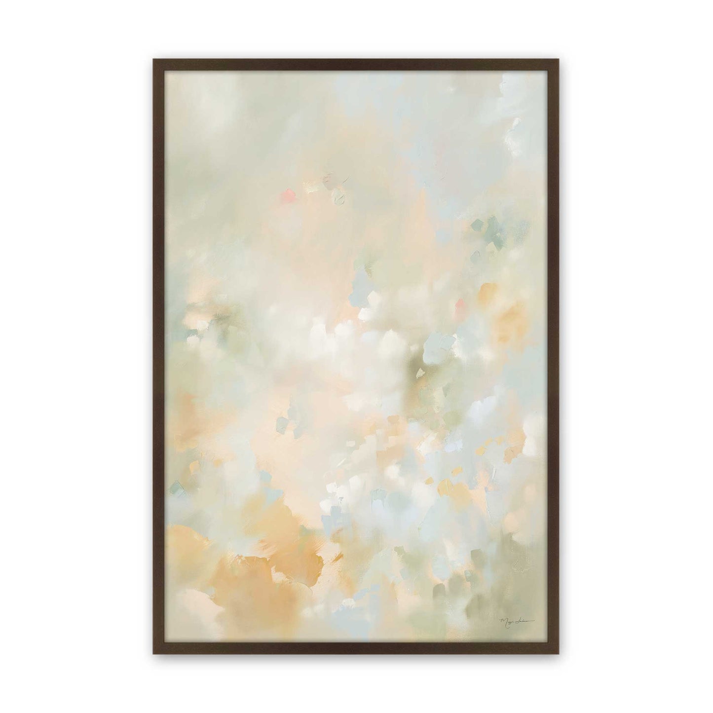 [Color:Brown], Picture of art in a Brown frame