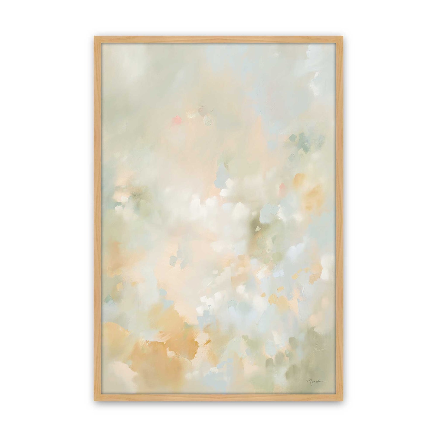 [Color:American Maple], Picture of art in a American Maple frame