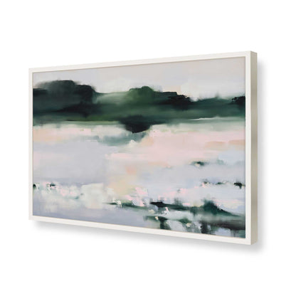 [Color:Opaque White], Picture of art in a Opaque White frame of the corner