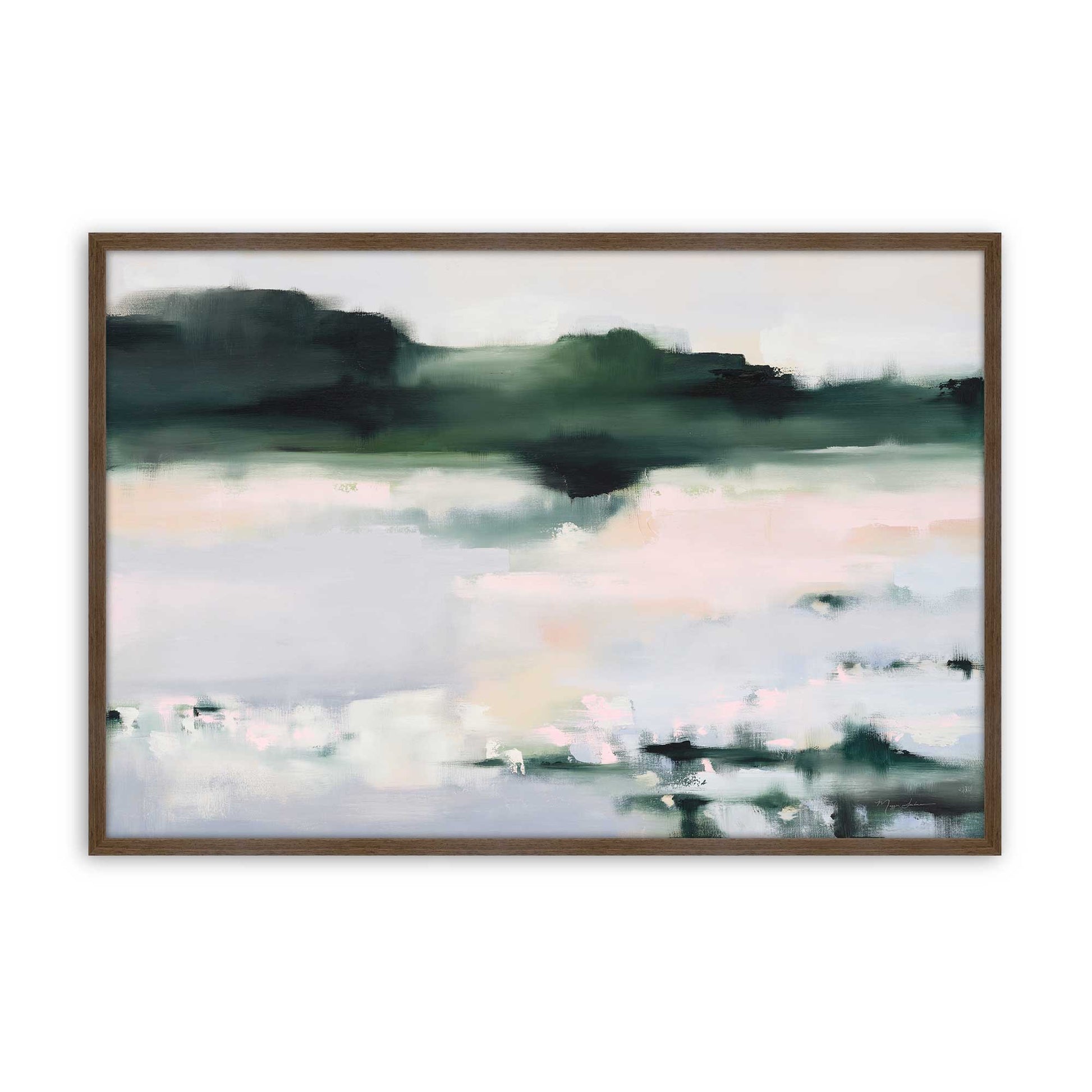 [Color:Walnut], Picture of art in a Walnut frame