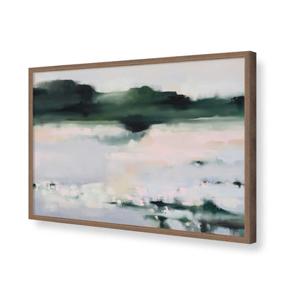[Color:Walnut], Picture of art in a Walnut frame of the corner