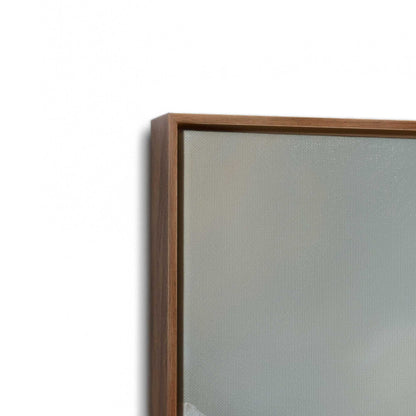 [Color:Walnut], Picture of art in a Walnut frame at an angle