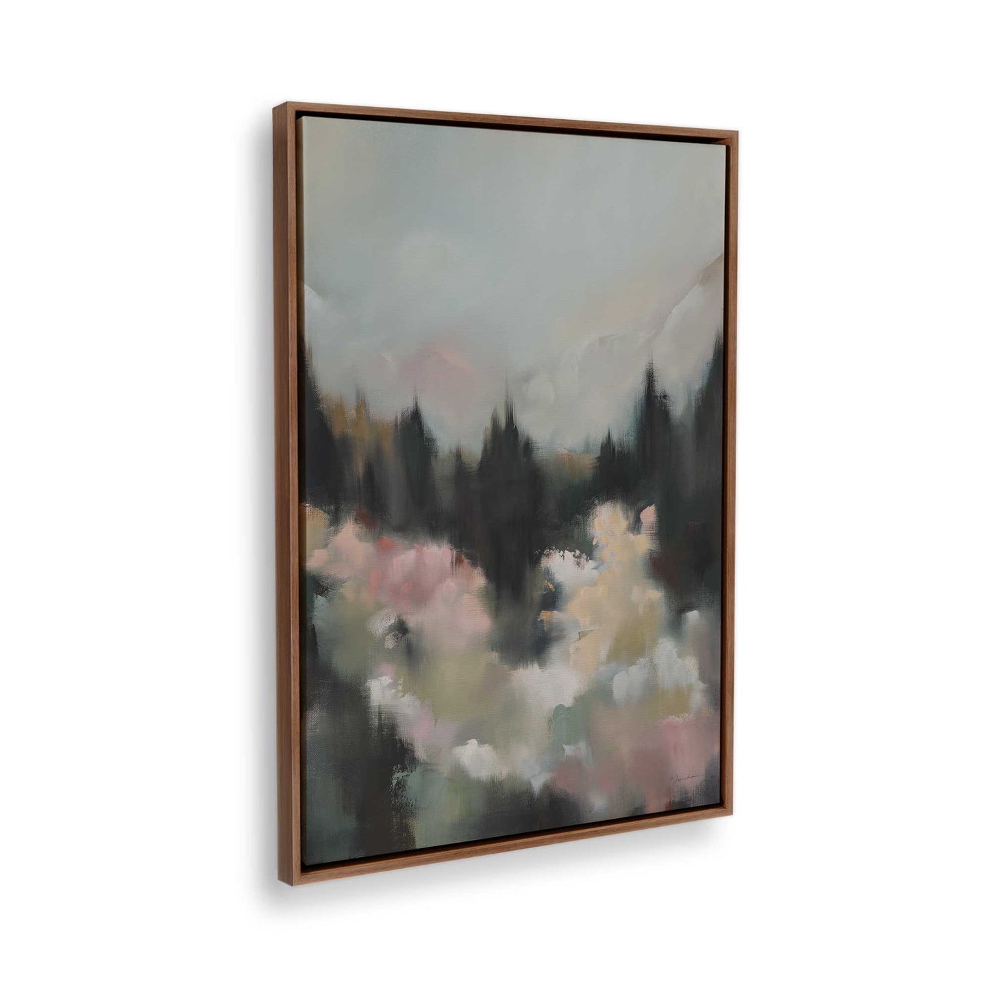[Color:Walnut], Picture of the corner of the art