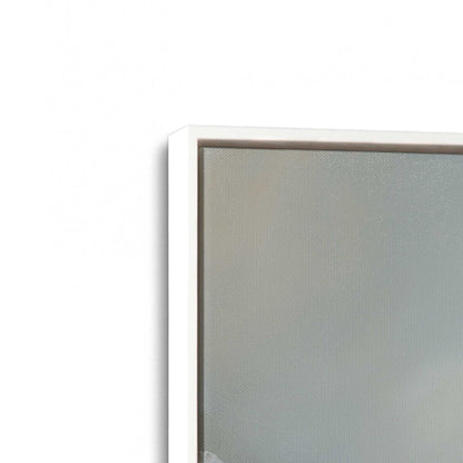 [Color:Opaque White], Picture of art in a White frame at an angle
