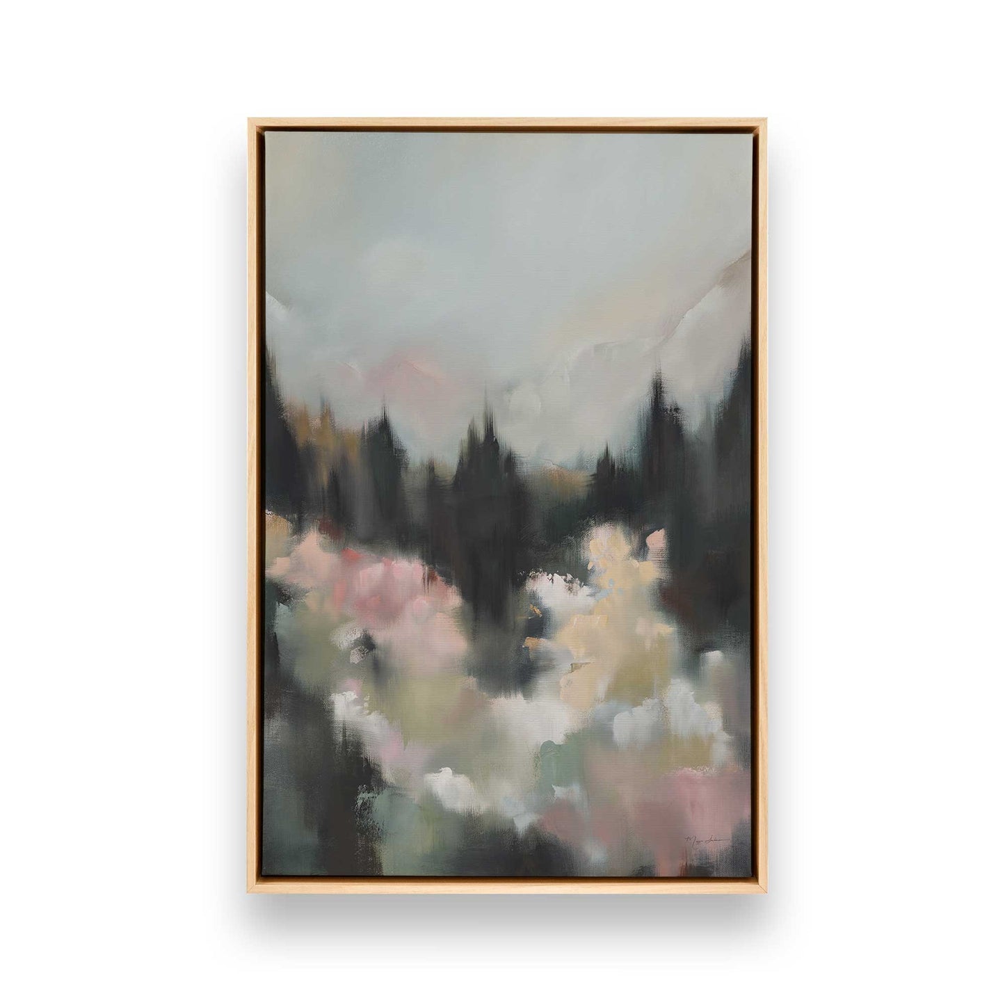 [Color:American Maple], Picture of art in a American Maple frame