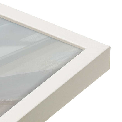 [Color:Opaque White], Picture of art in a Opaque White frame at an angle