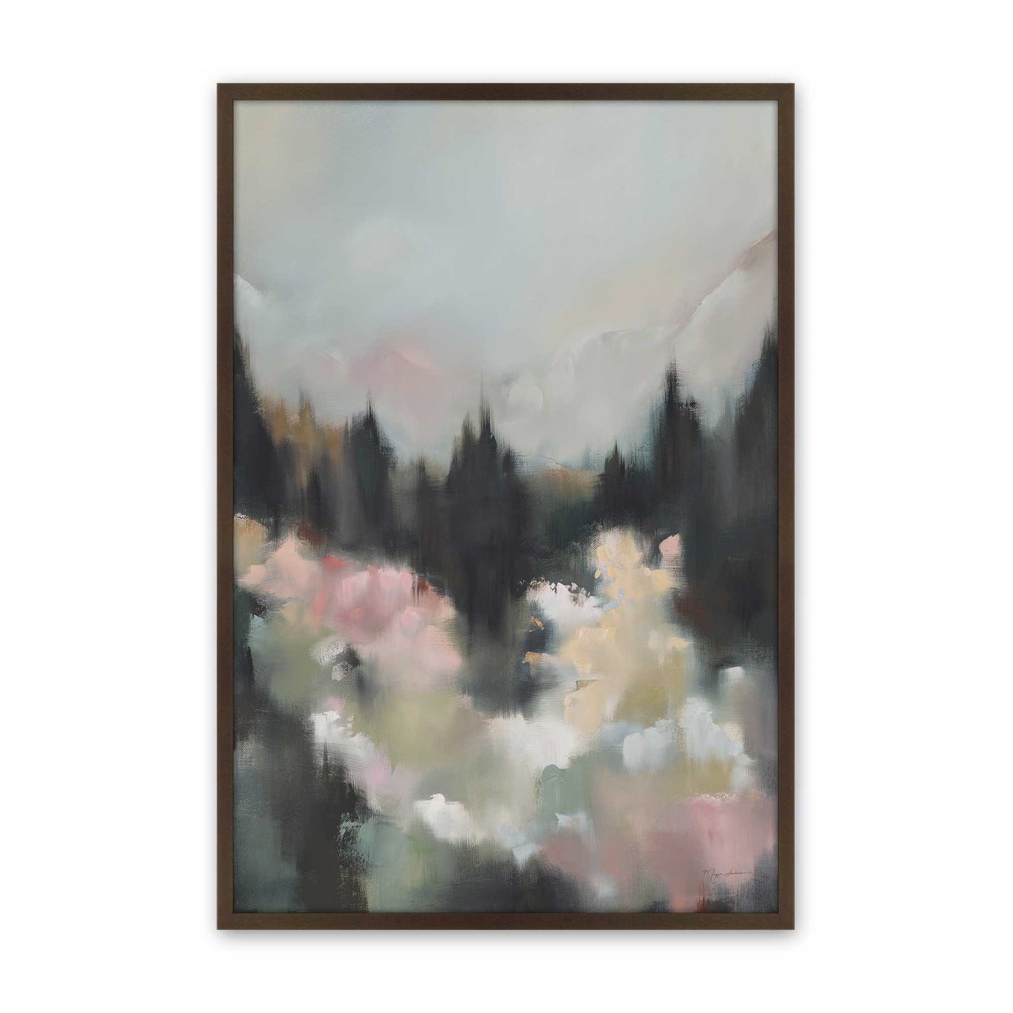 [Color:Belvinder Brown], Picture of art in a Belvinder Brown frame