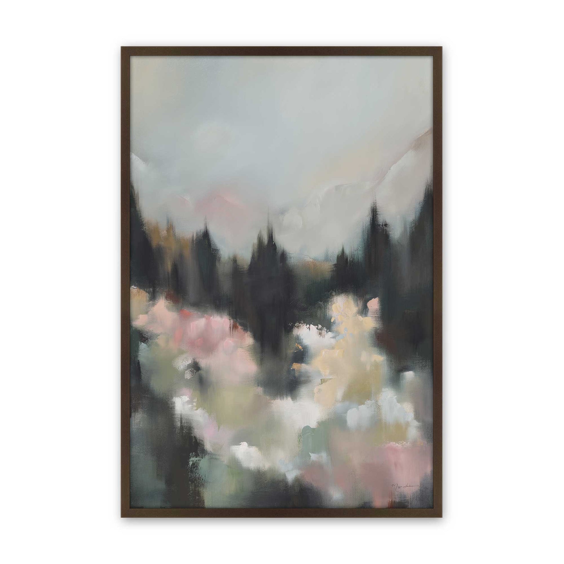 [Color:Belvinder Brown], Picture of art in a Belvinder Brown frame