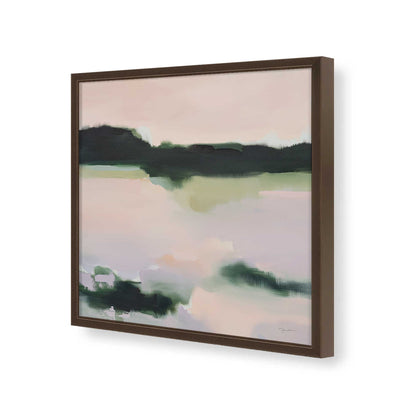 [Color:Espresso], Picture of art in a Espresso frame of the corner