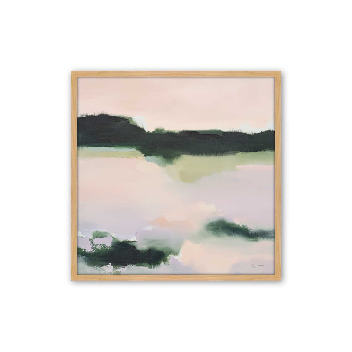 [Color:American Maple], Picture of art in a American Maple frame