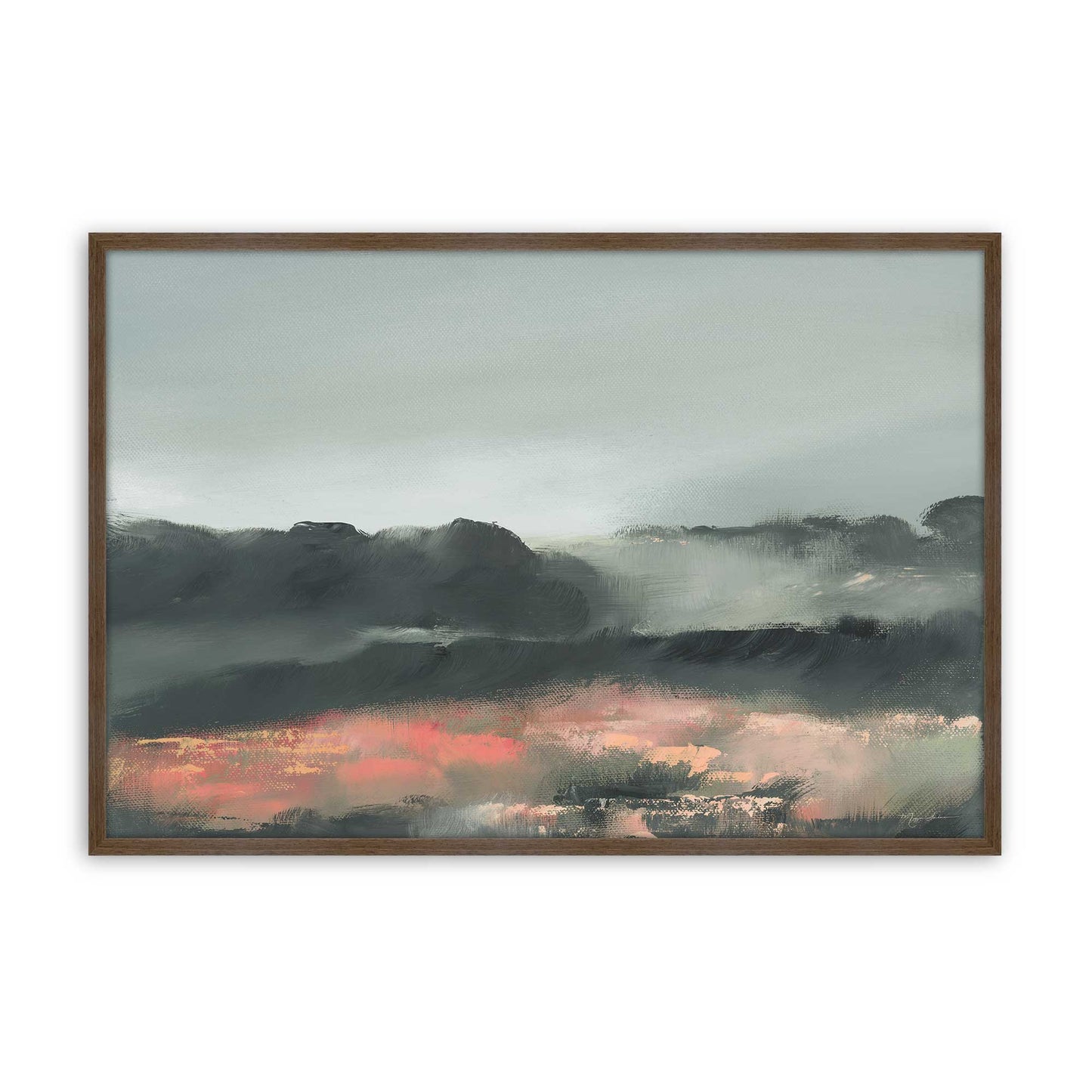 [Color:Walnut], Picture of art in a Walnut frame