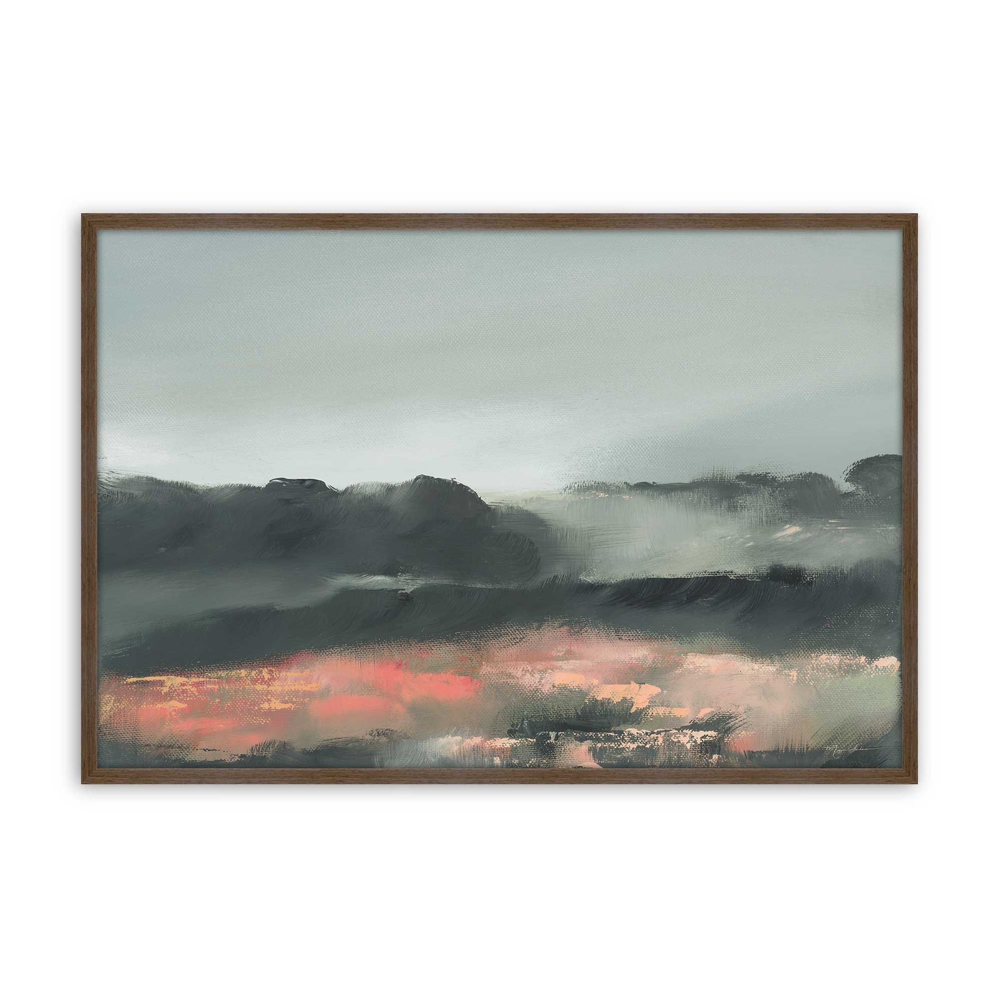 [Color:Walnut], Picture of art in a Walnut frame