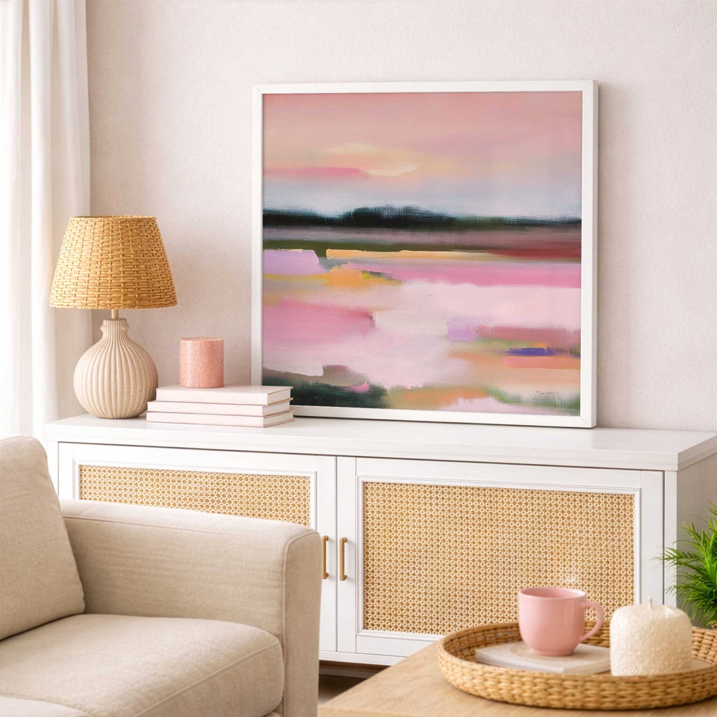 Picture of art in a room