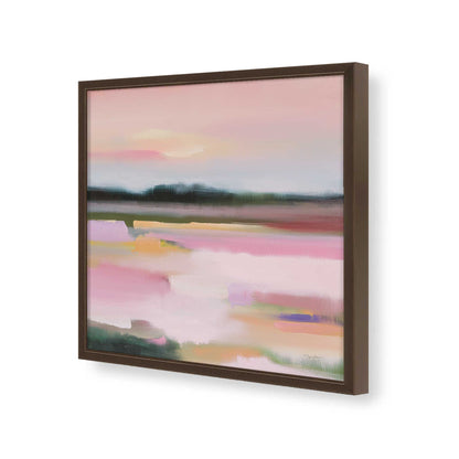 [Color:Espresso], Picture of art in a Espresso frame of the corner