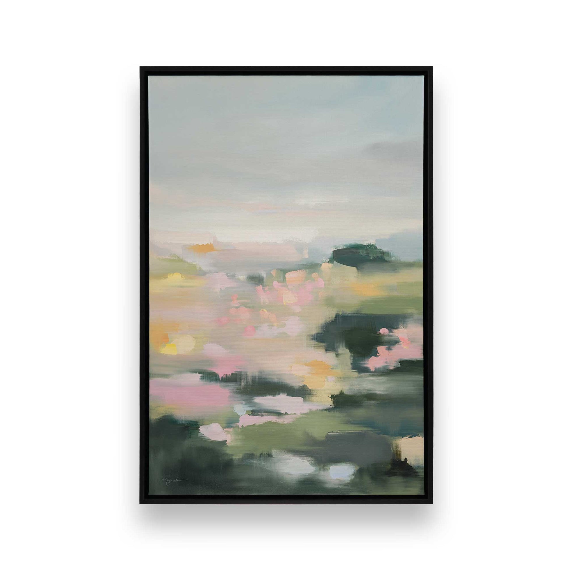 [Color:Satin Black], Picture of art in a Satin Black frame