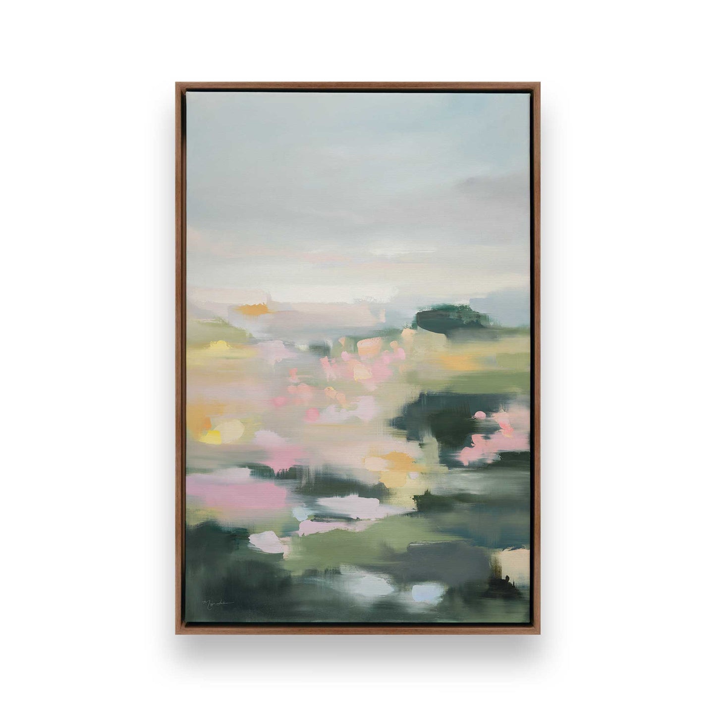 [Color:Walnut], Picture of art in a Walnut frame