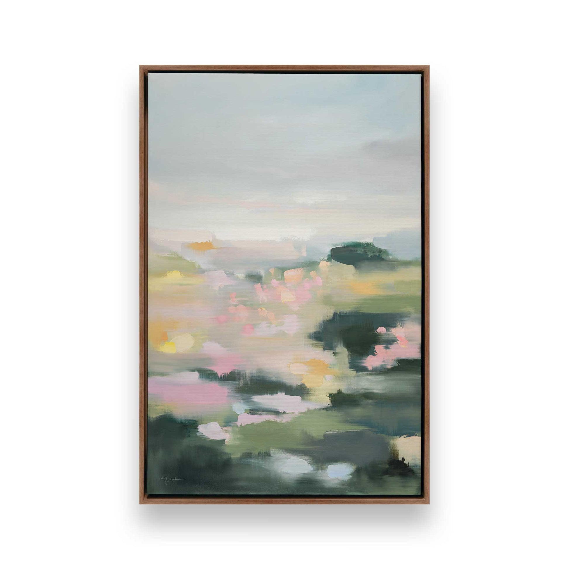 [Color:Walnut], Picture of art in a Walnut frame