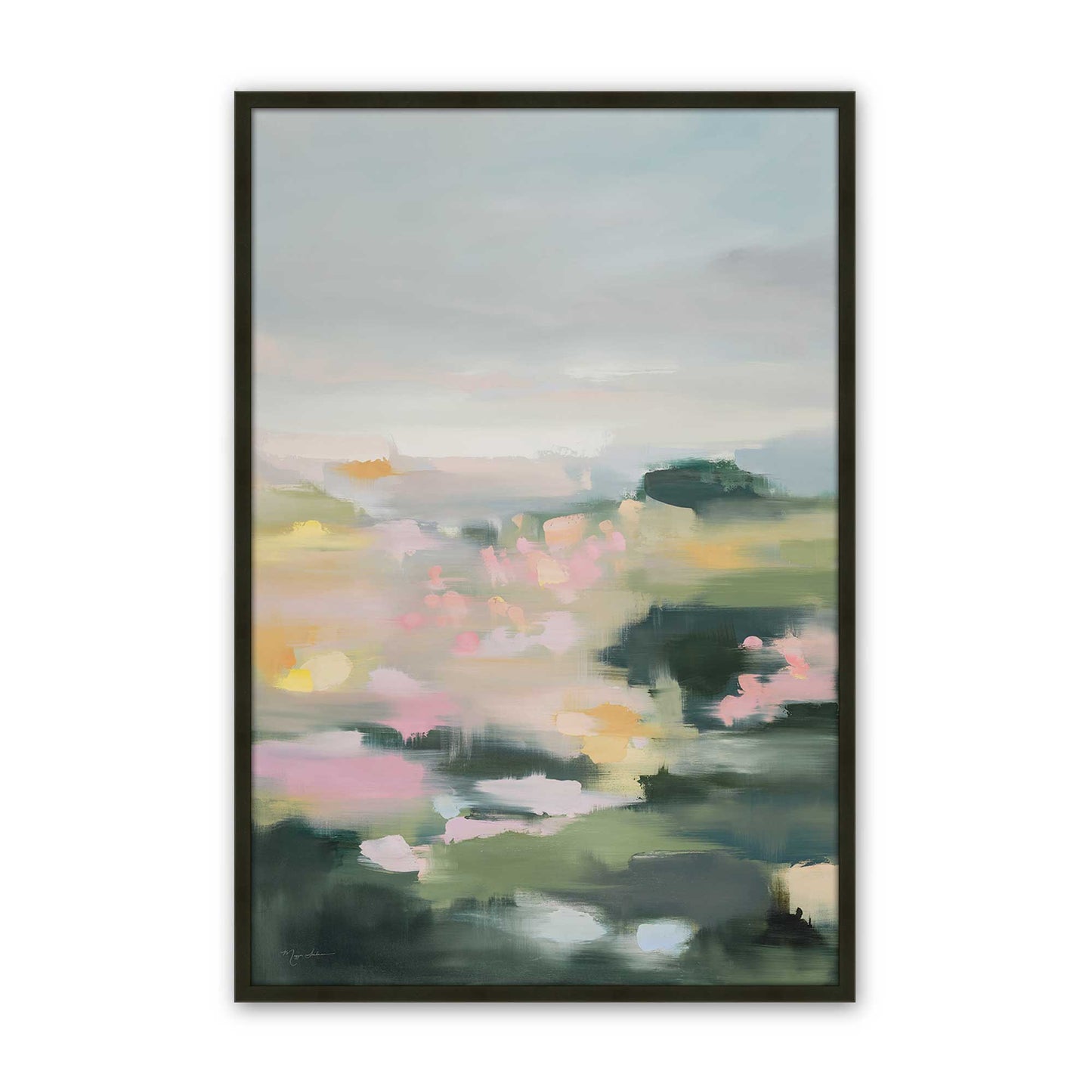 [Color:Satin Black], Picture of art in a Satin Black frame