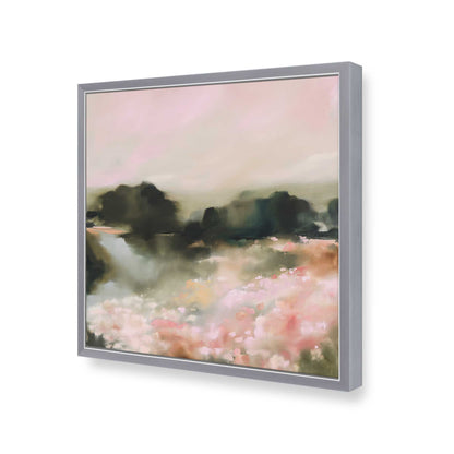 [Color:Polished Chrome], Picture of art in a Polished Chrome frame of the corner