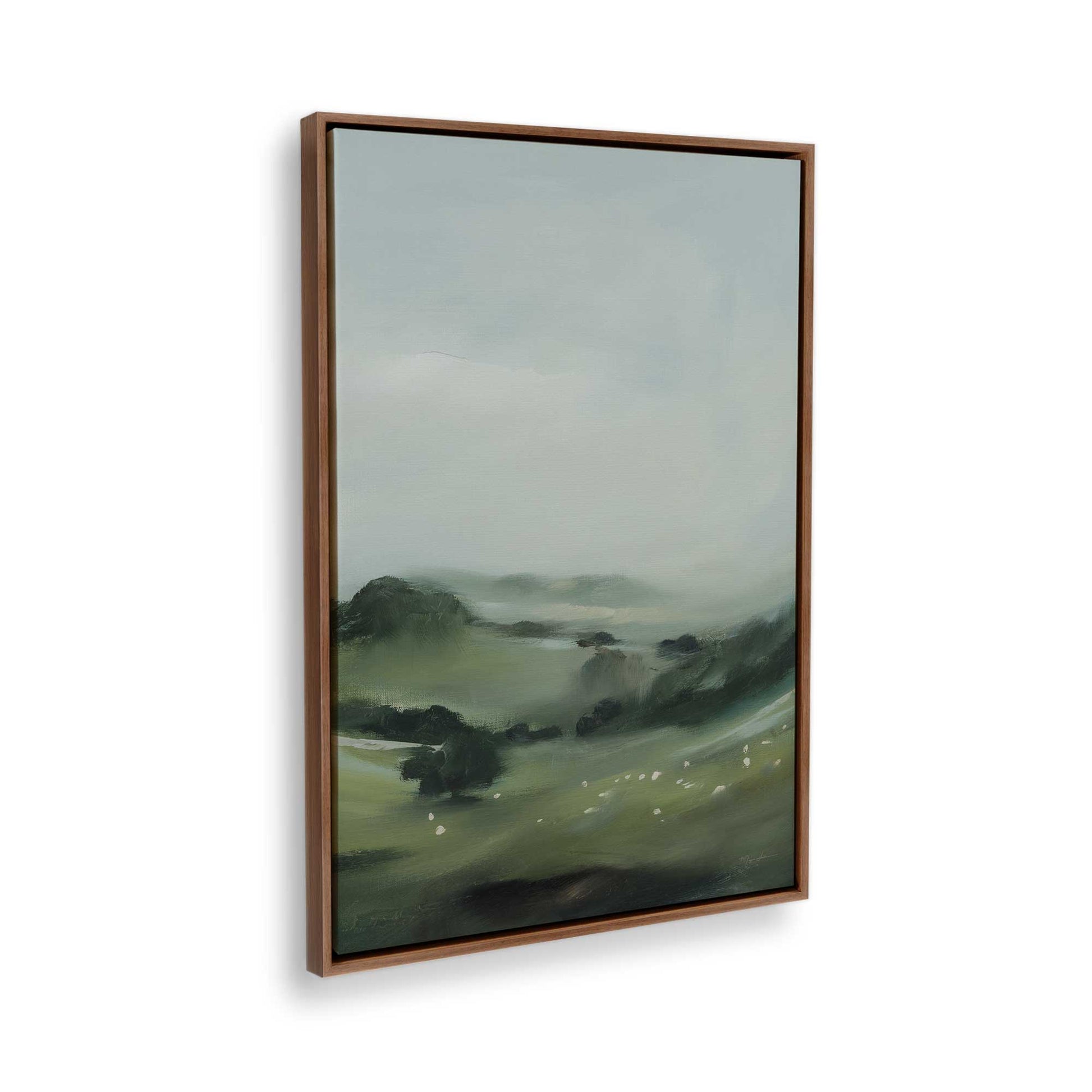 [Color:Walnut], Picture of the corner of the art