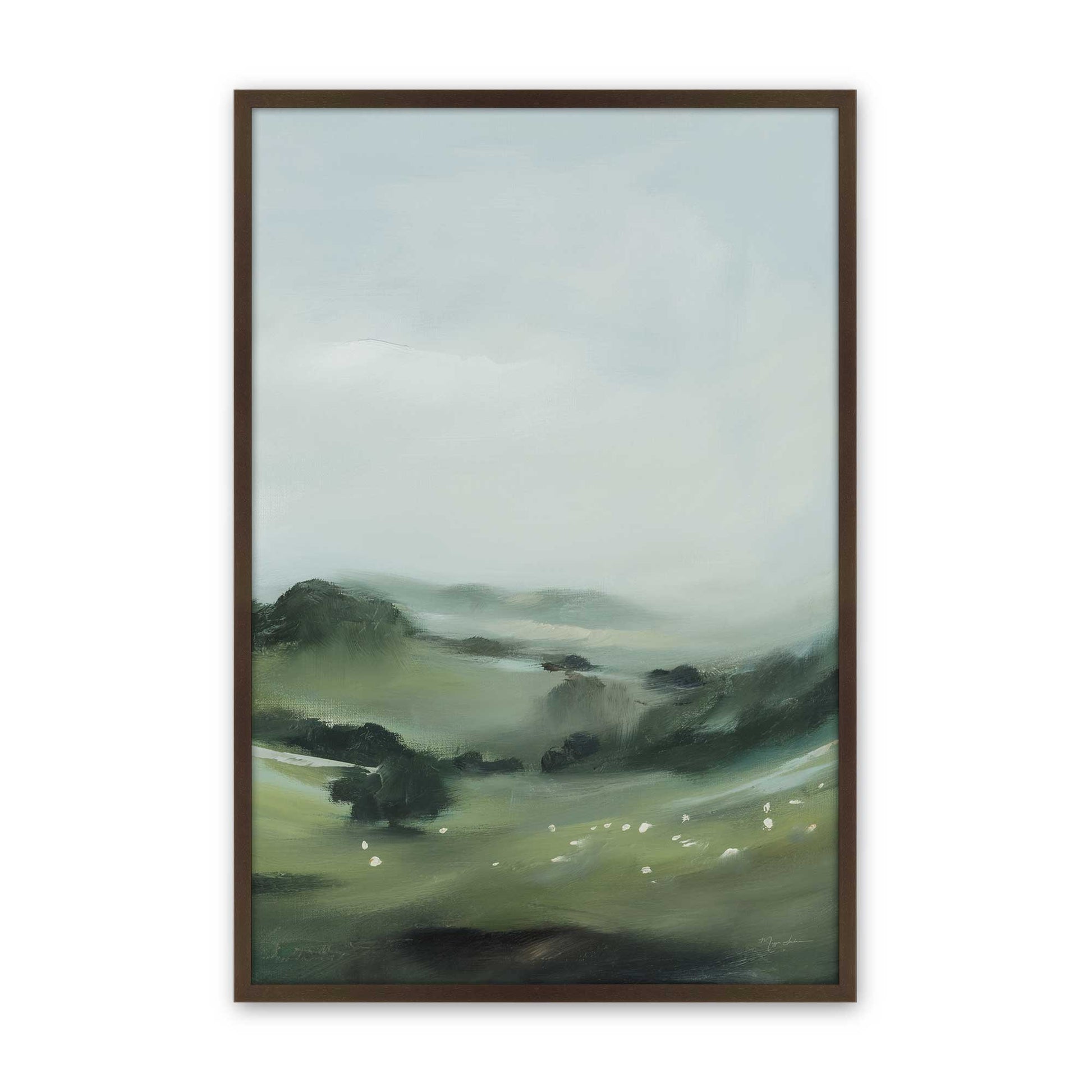 [Color:Brown], Picture of art in a Brown frame