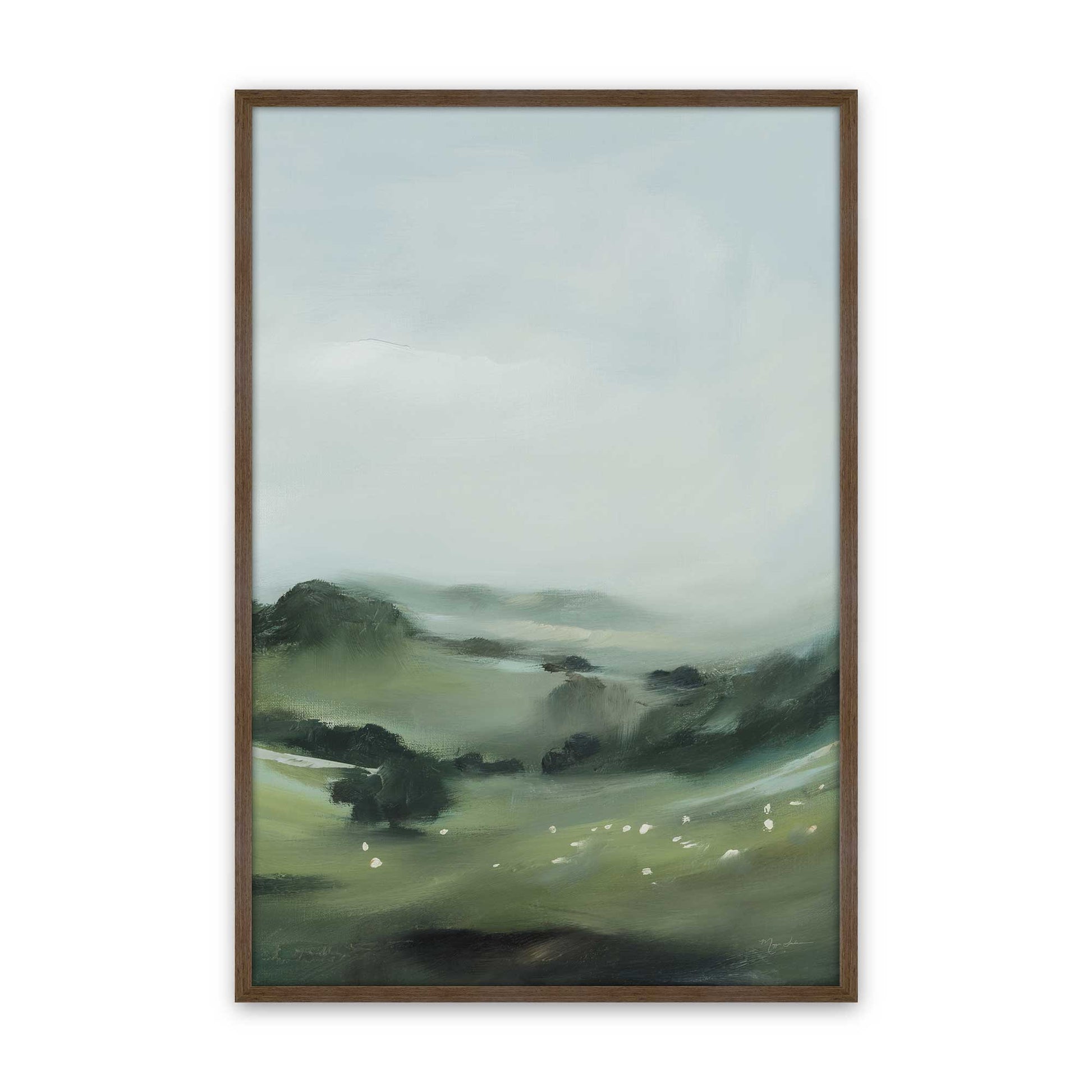[Color:Walnut], Picture of art in a Walnut frame