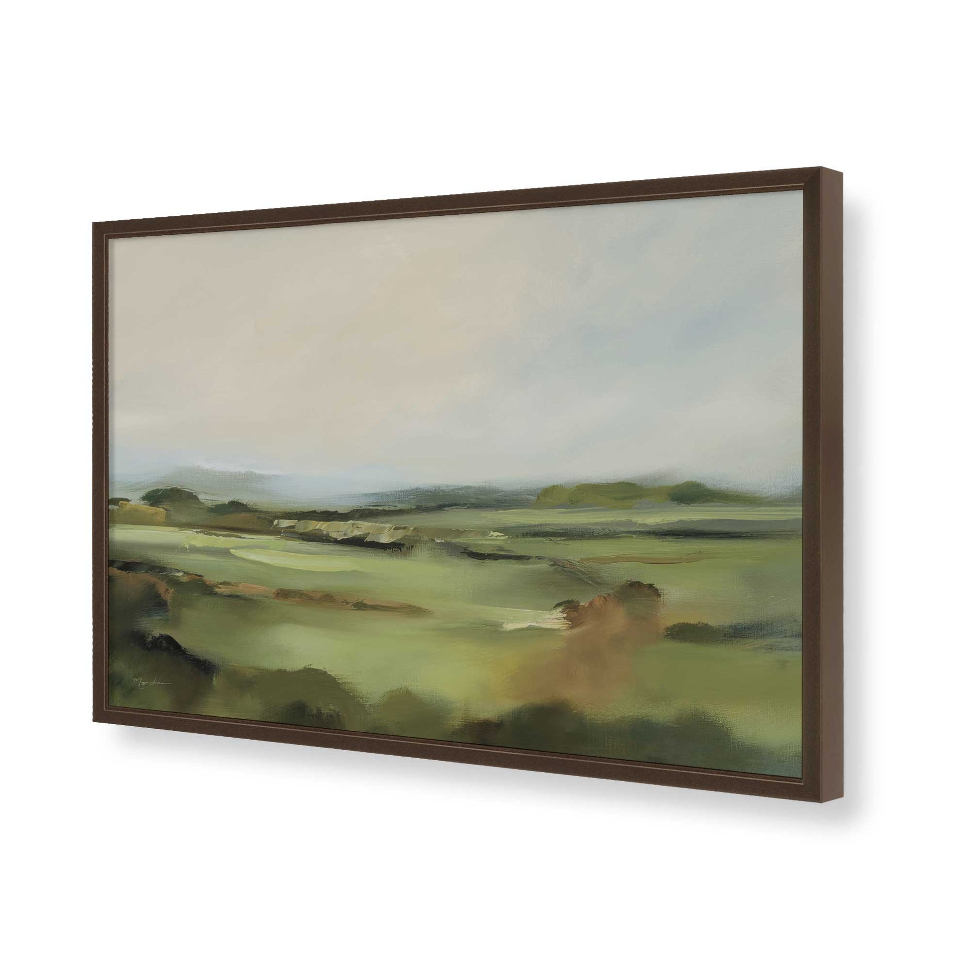 [Color:Belvinder Brown], Picture of art in a Belvinder Brown frame of the corner