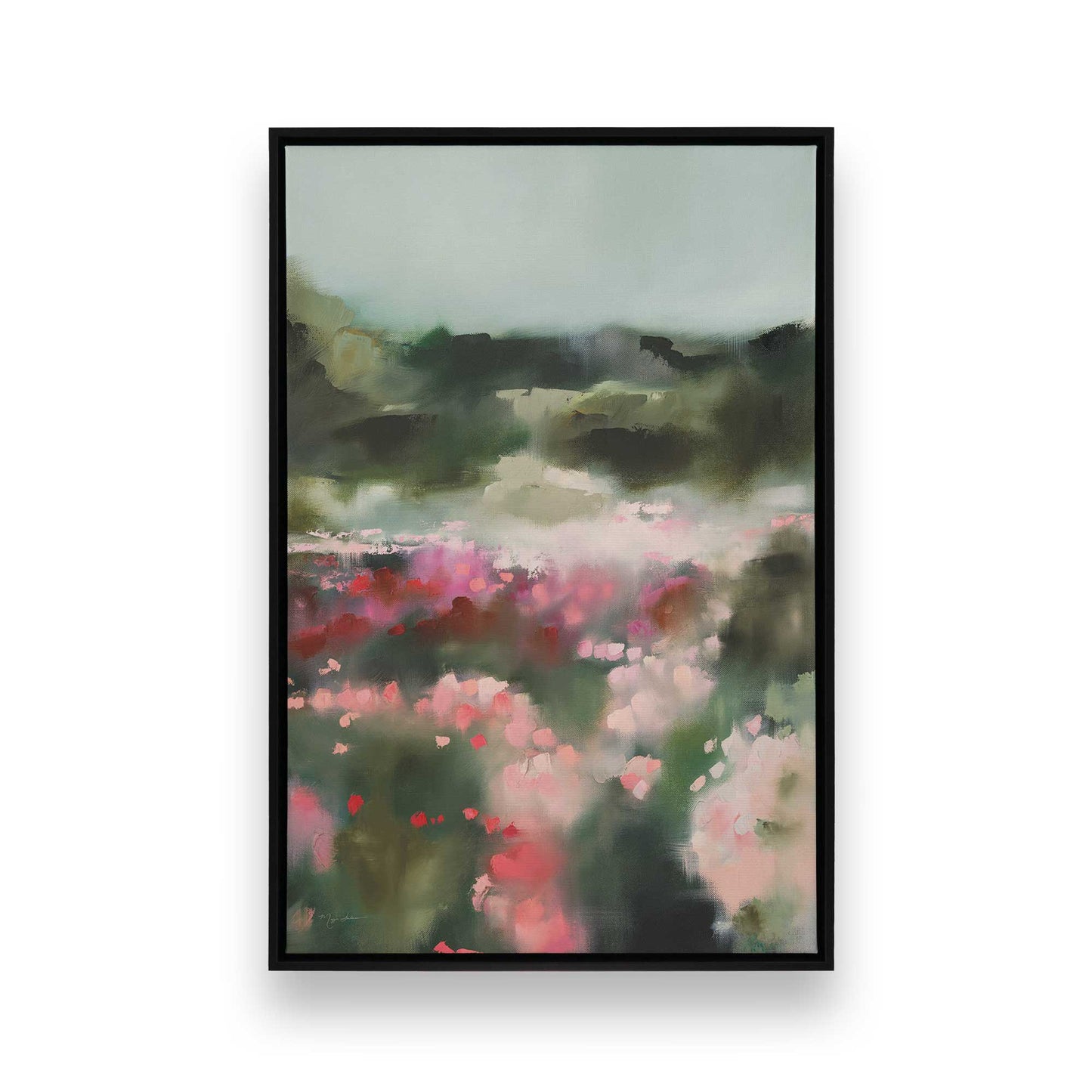 [Color:Satin Black], Picture of art in a Satin Black frame