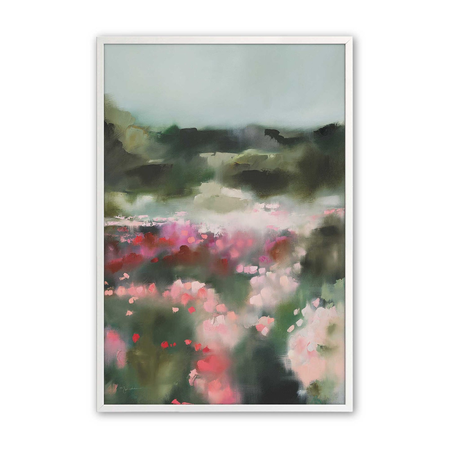[Color:Opaque White], Picture of art in a Opaque White frame