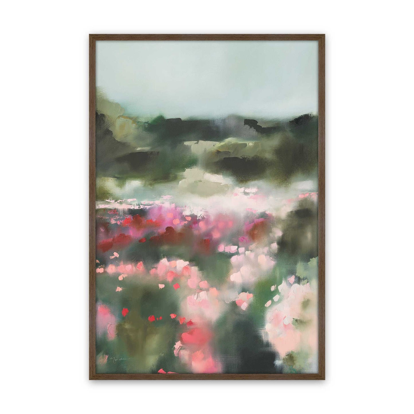 [Color:Walnut], Picture of art in a Walnut frame