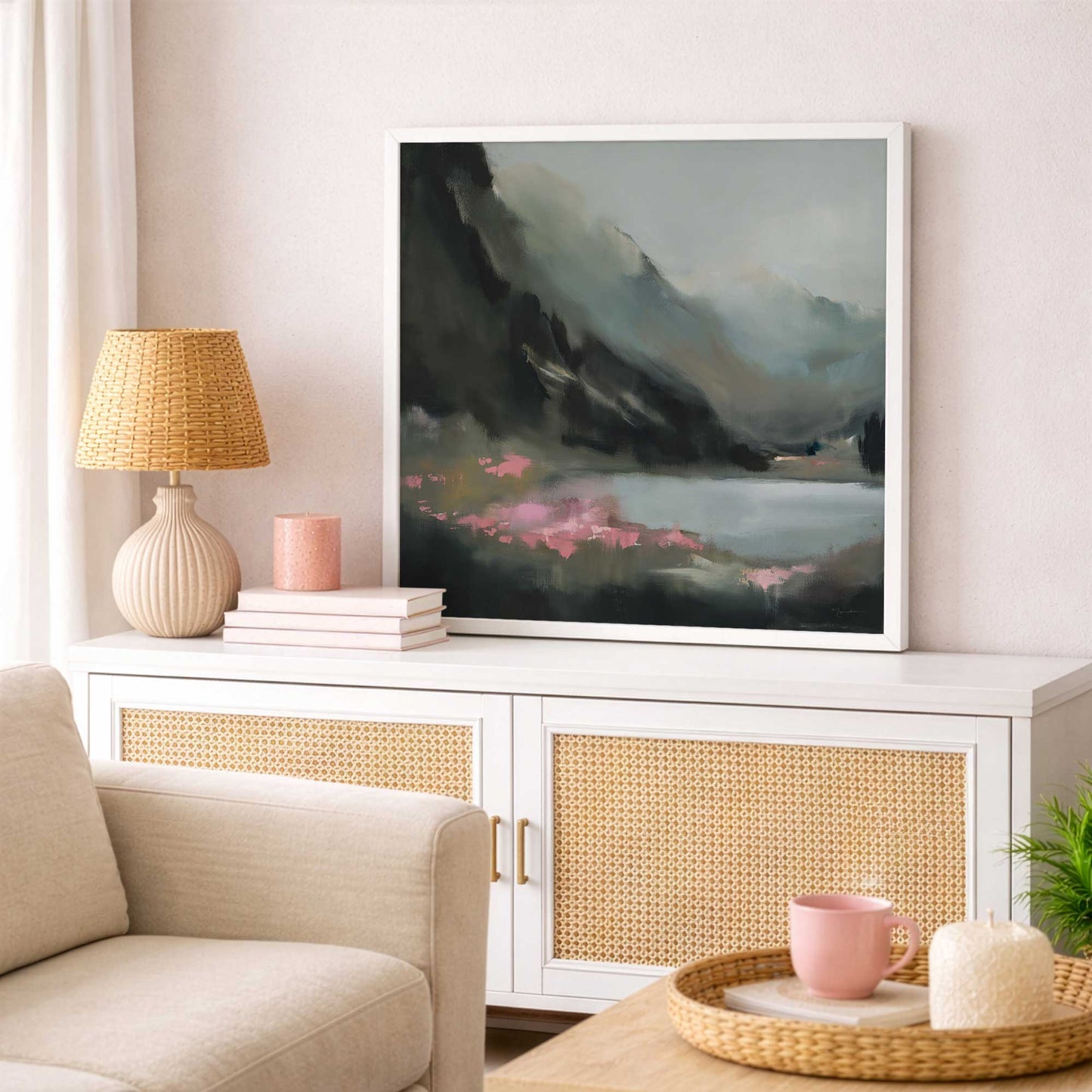 Picture of art in a room
