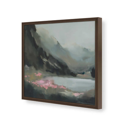 [Color:Espresso], Picture of art in a Espresso frame of the corner