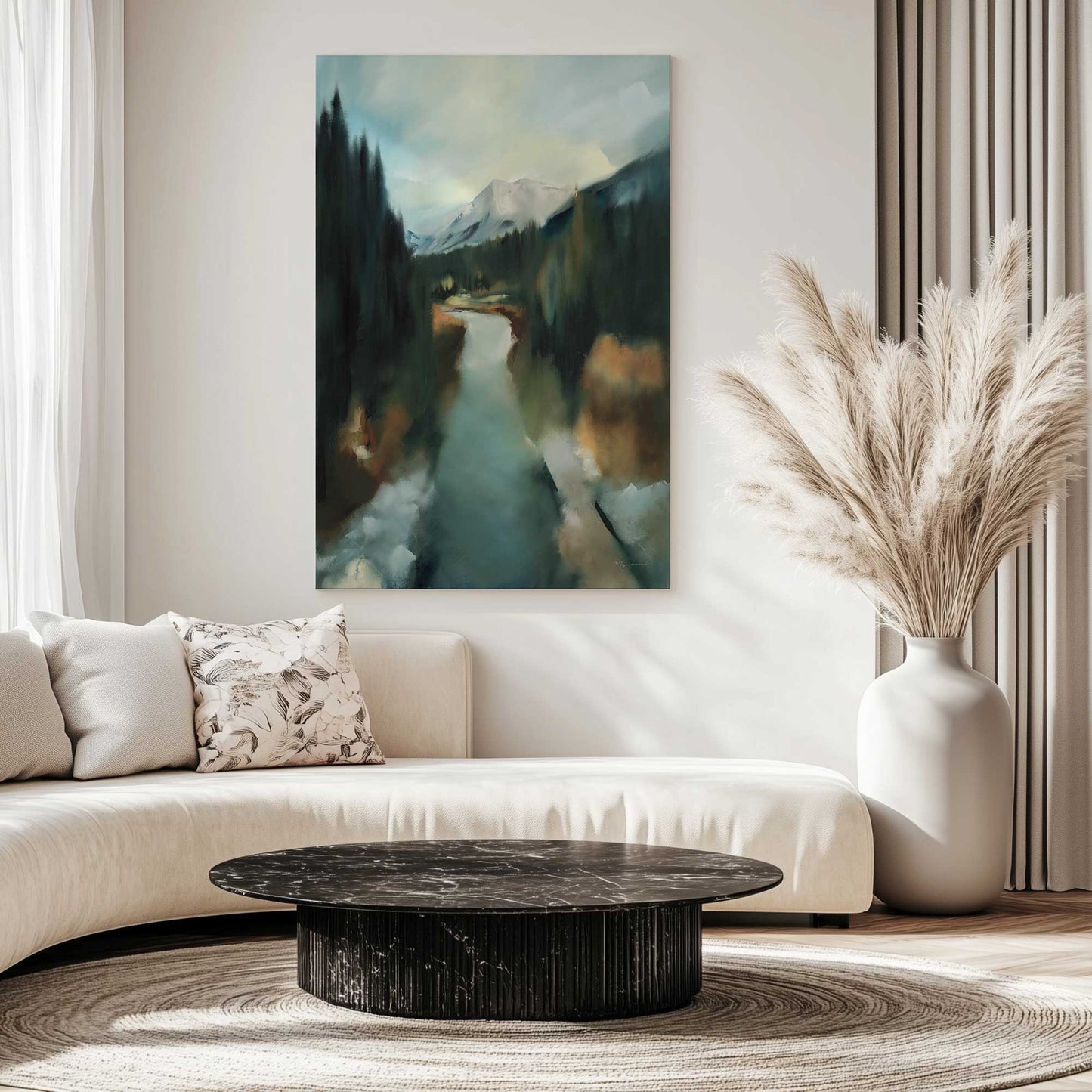 Picture of art in a room