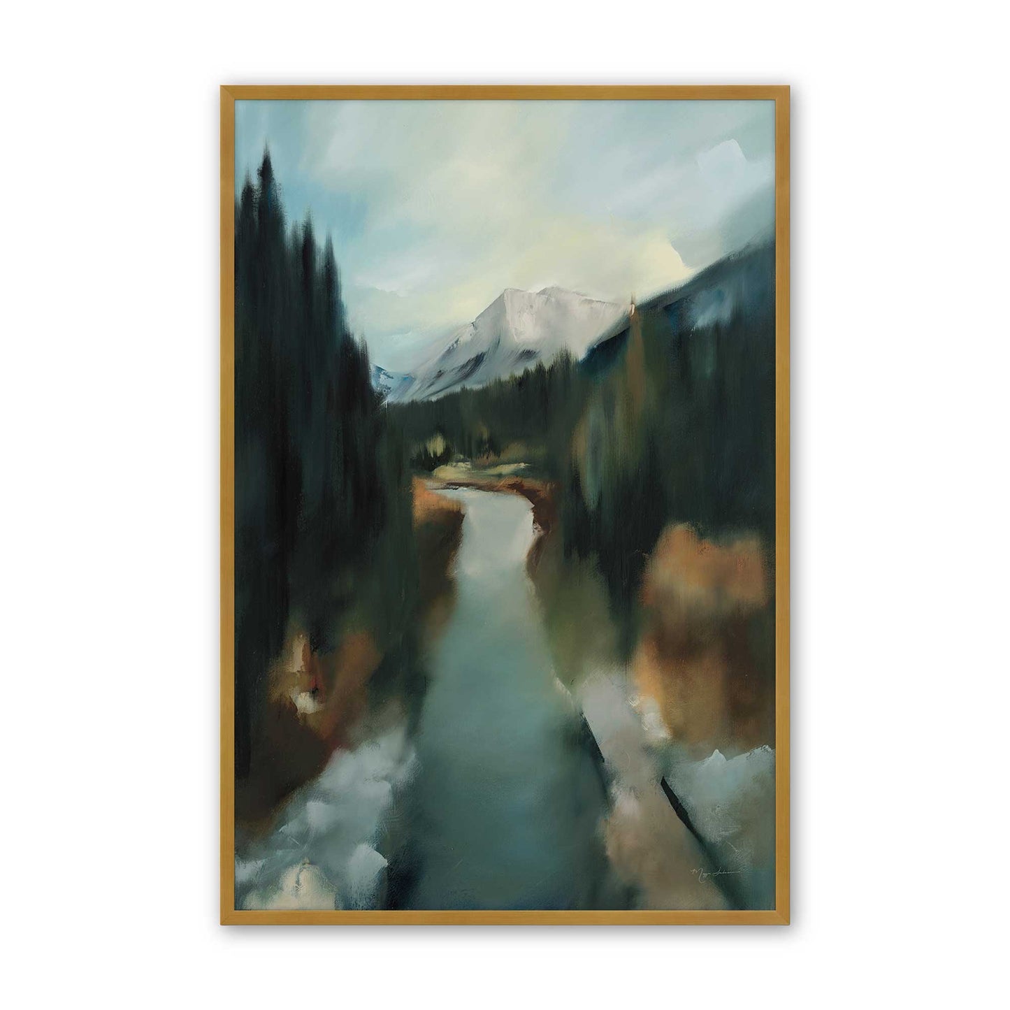 [Color:Polished Gold], Picture of art in a Polished Gold frame