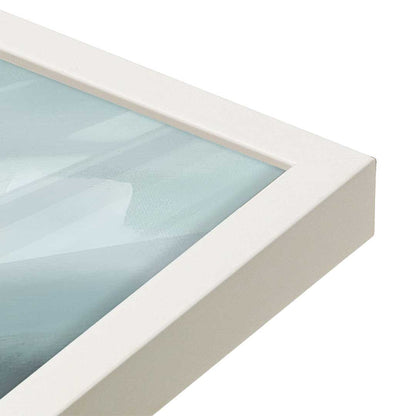 [Color:Opaque White], Picture of art in a Opaque White frame at an angle