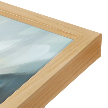 [Color:American Maple], Picture of art in a American Maple frame at an angle