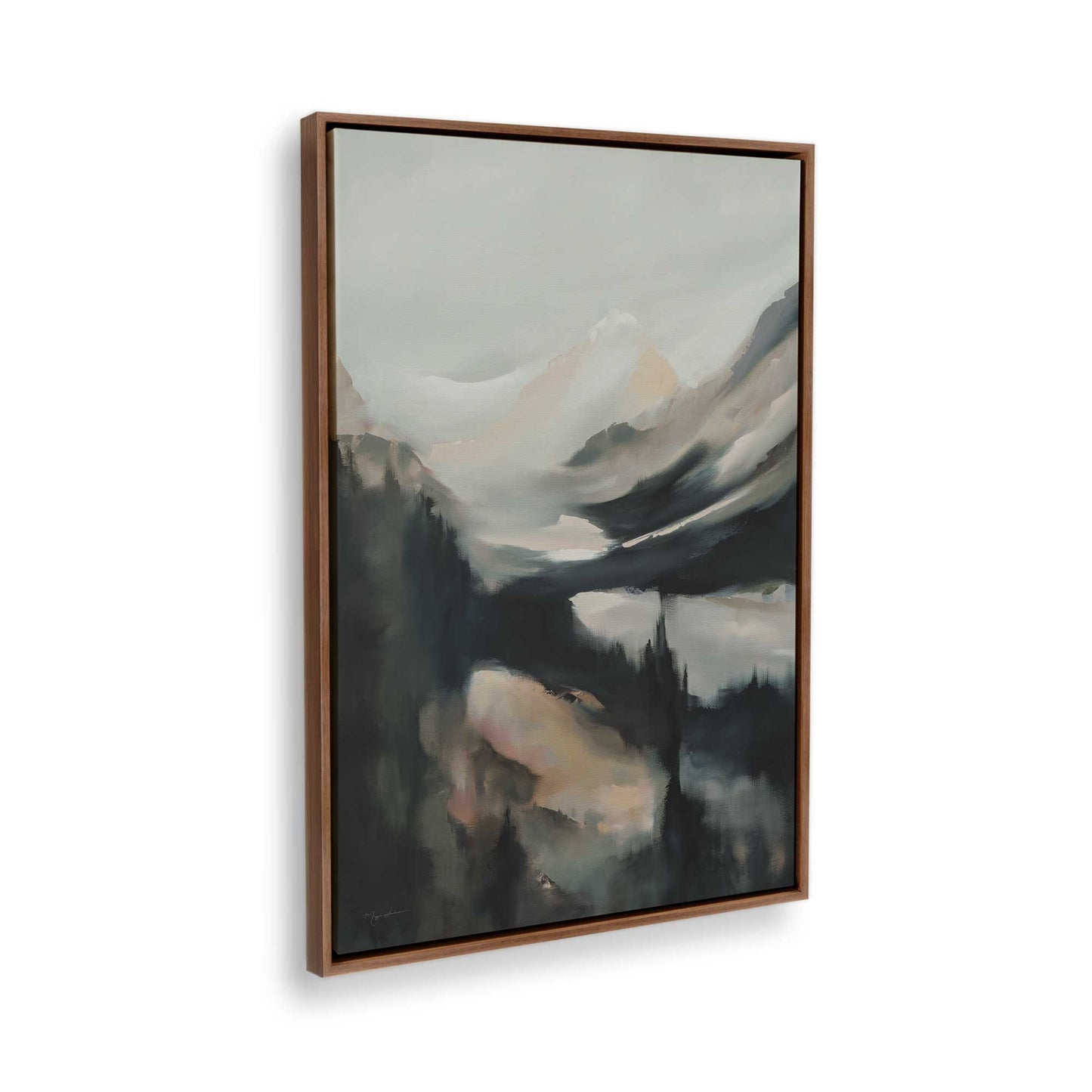 [Color:Walnut], Picture of the corner of the art