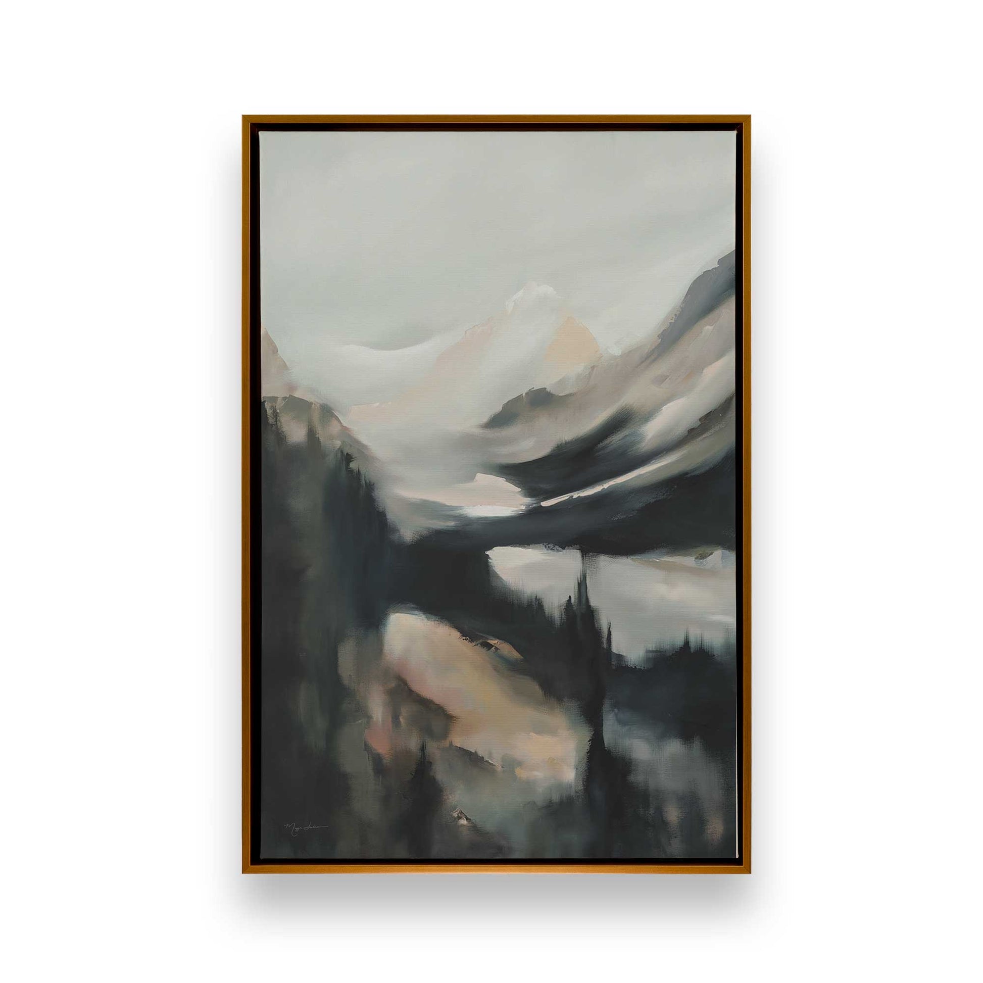 [Color:Polished Gold], Picture of art in a Polished Gold frame