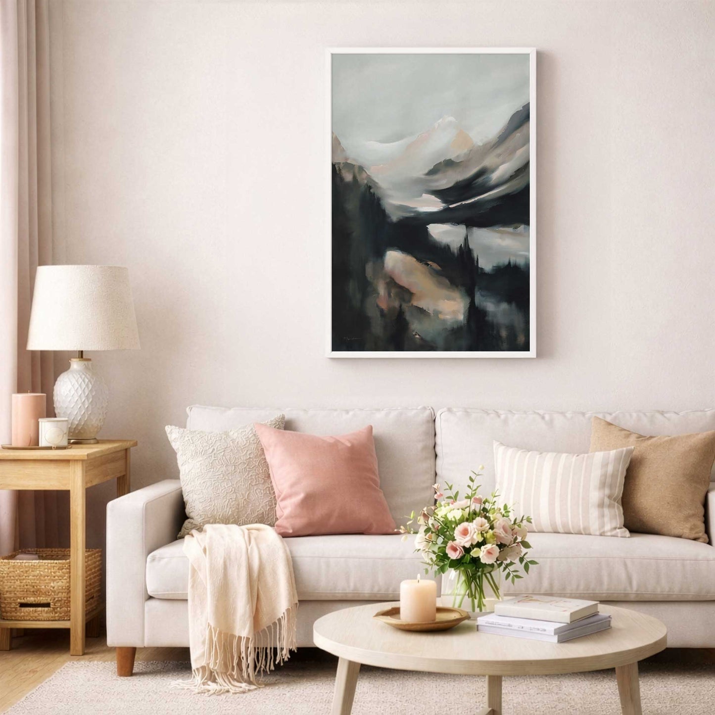 Picture of art in a room
