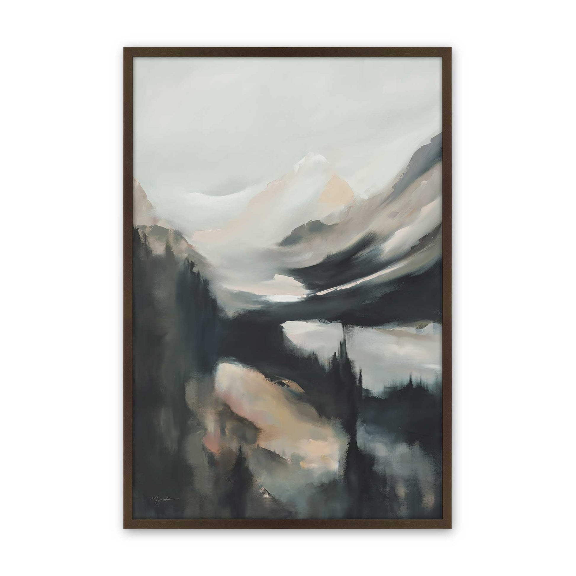 [Color:Belvinder Brown], Picture of art in a Belvinder Brown frame