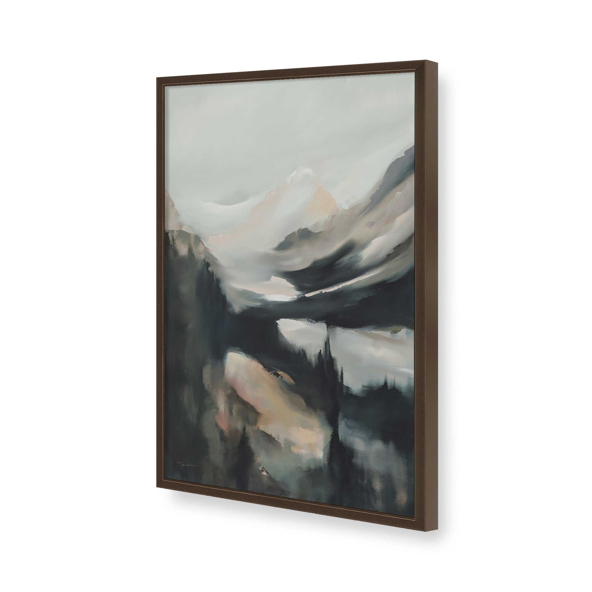 [Color:Belvinder Brown], Picture of art in a Belvinder Brown frame of the corner