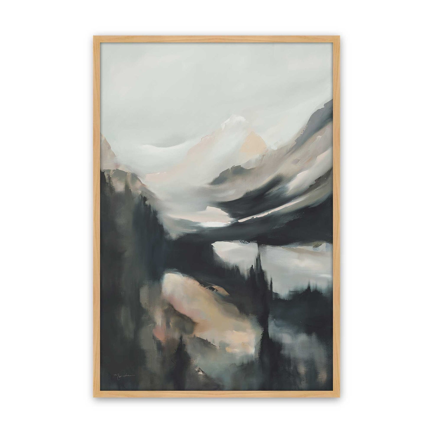 [Color:American Maple], Picture of art in a American Maple frame