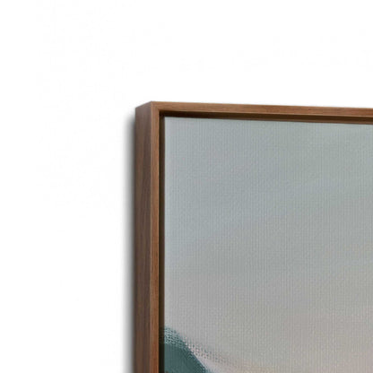 [Color:Walnut], Picture of art in a Walnut frame at an angle