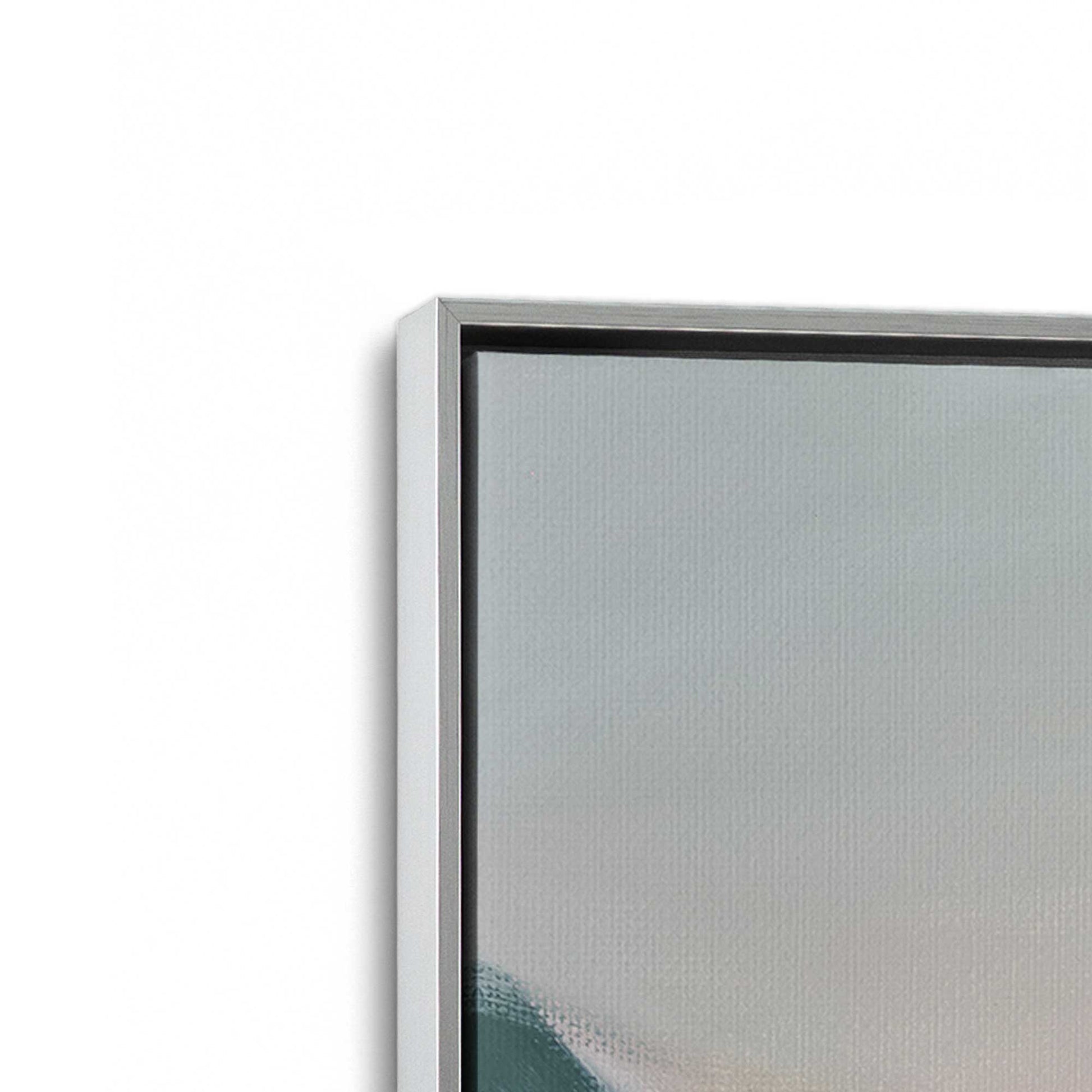 [Color:Polished Chrome], Picture of art in a Polished Chrome frame at an angle