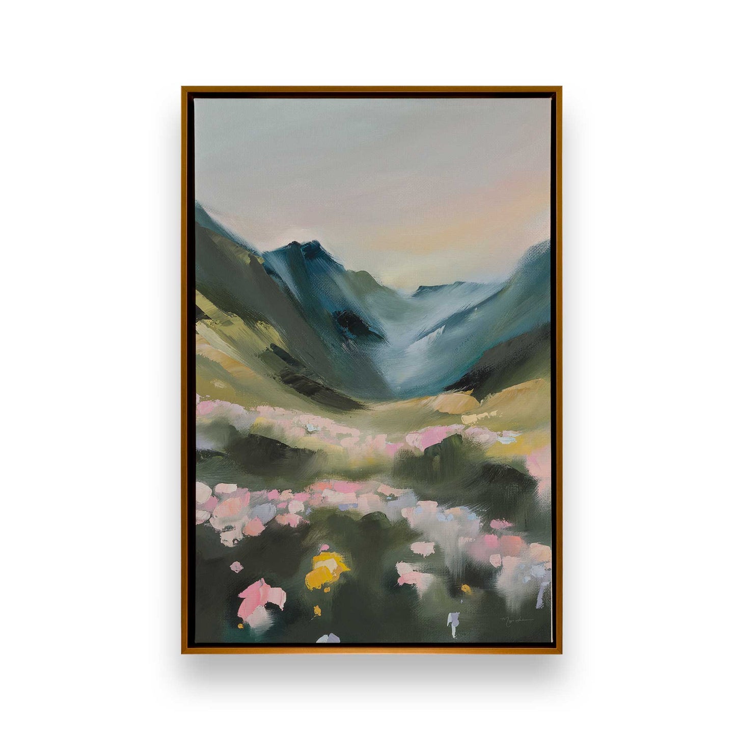 [Color:Polished Gold], Picture of art in a Polished Gold frame