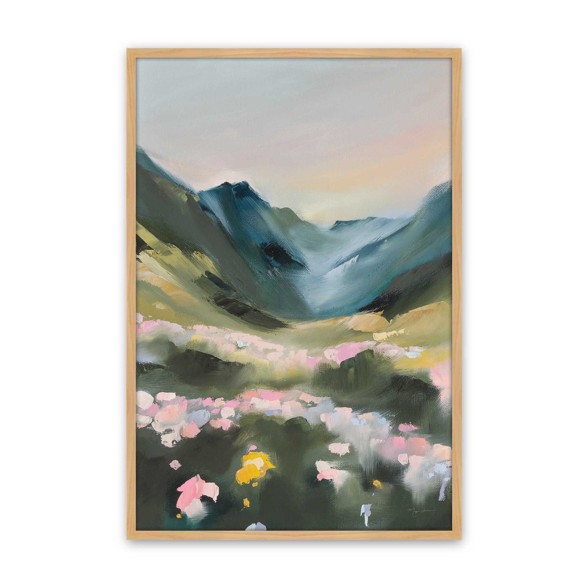 [Color:American Maple], Picture of art in a American Maple frame