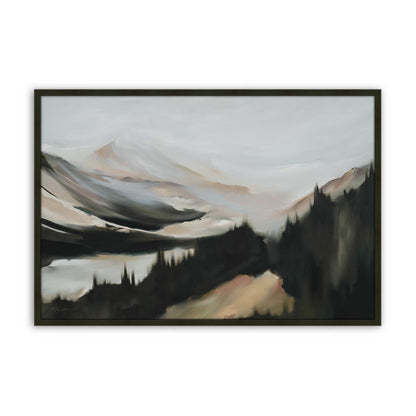 [Color:Satin Black], Picture of art in a Satin Black frame