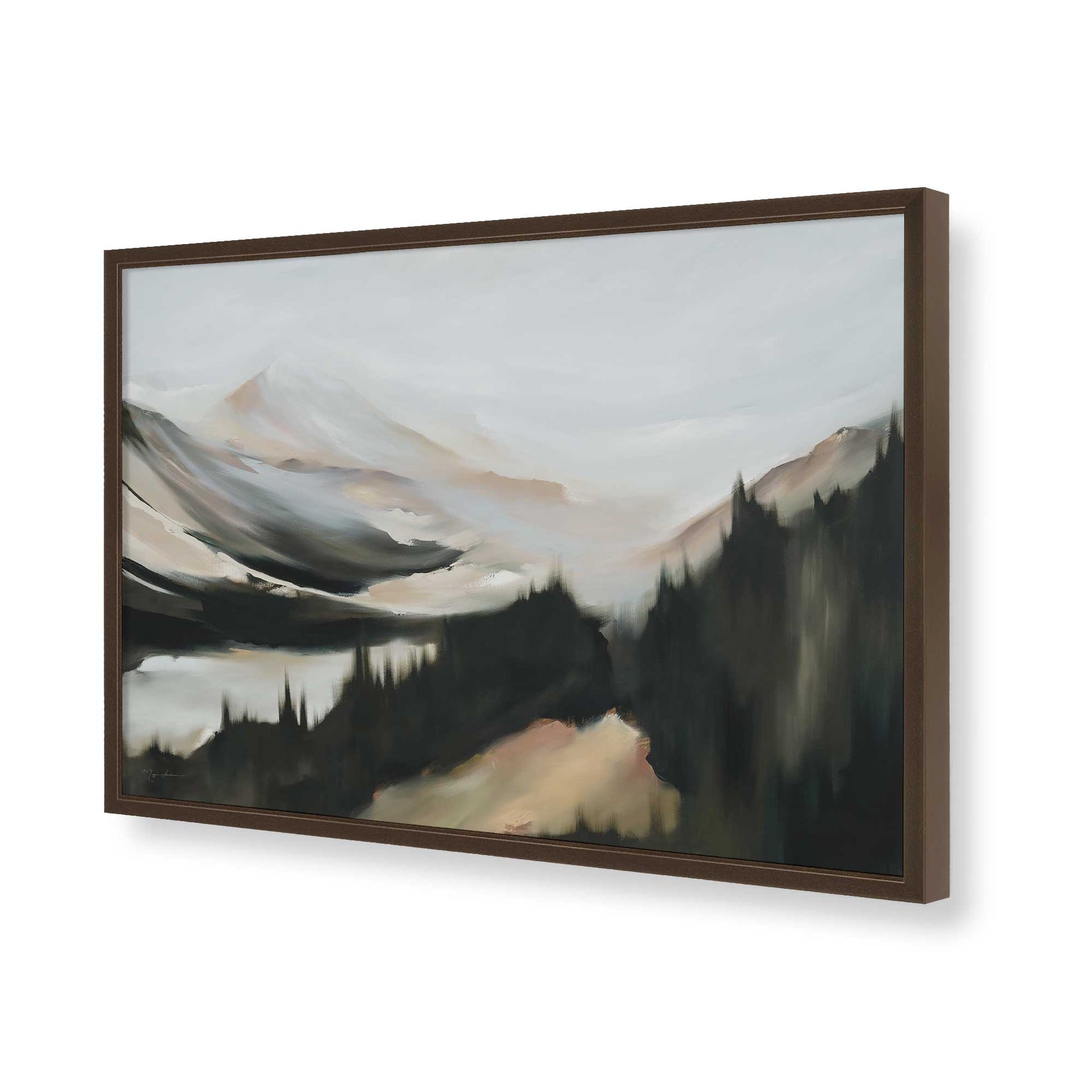 [Color:Belvinder Brown], Picture of art in a Belvinder Brown frame of the corner